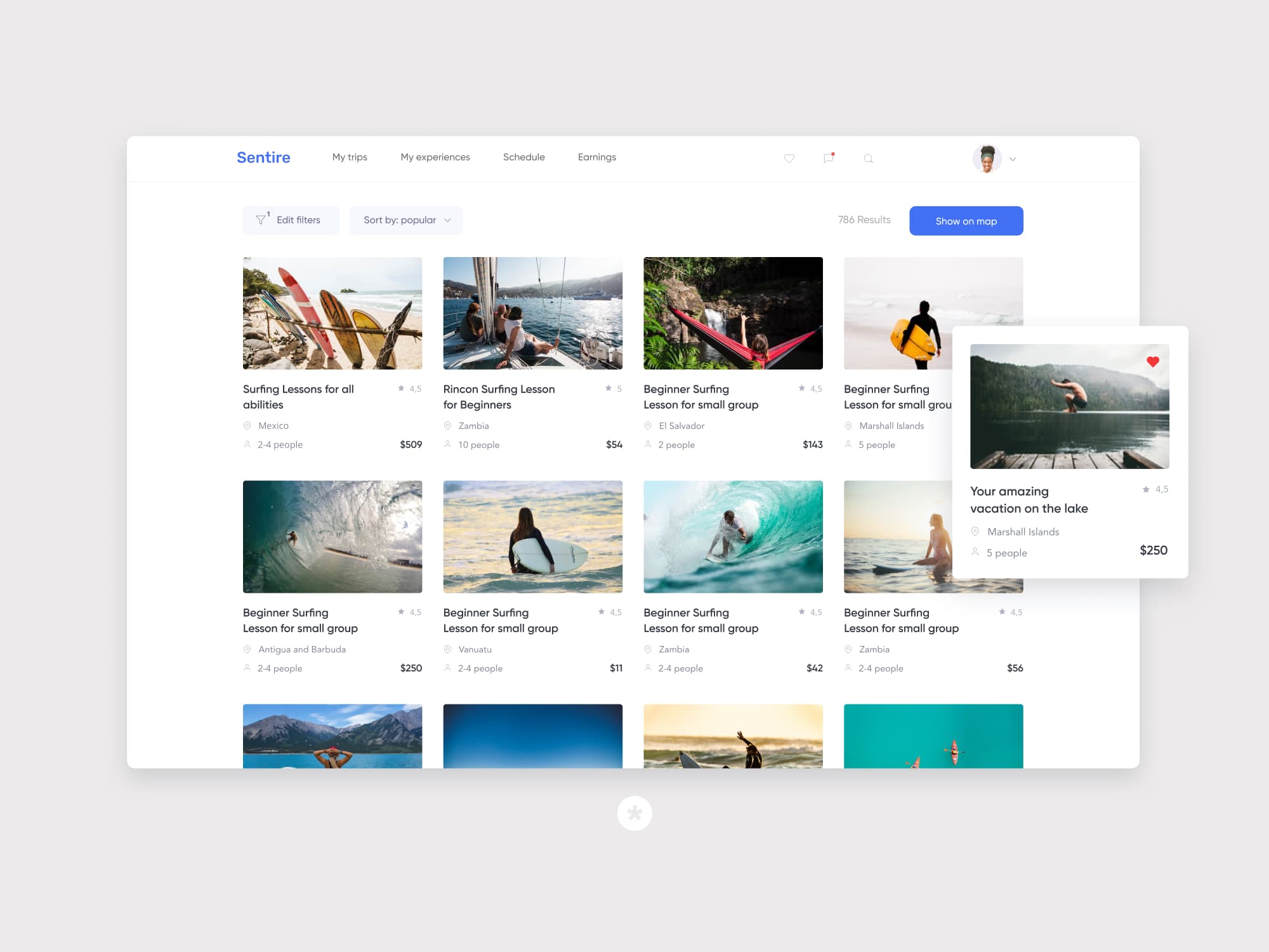 Travel Experiences marketplace requirements image