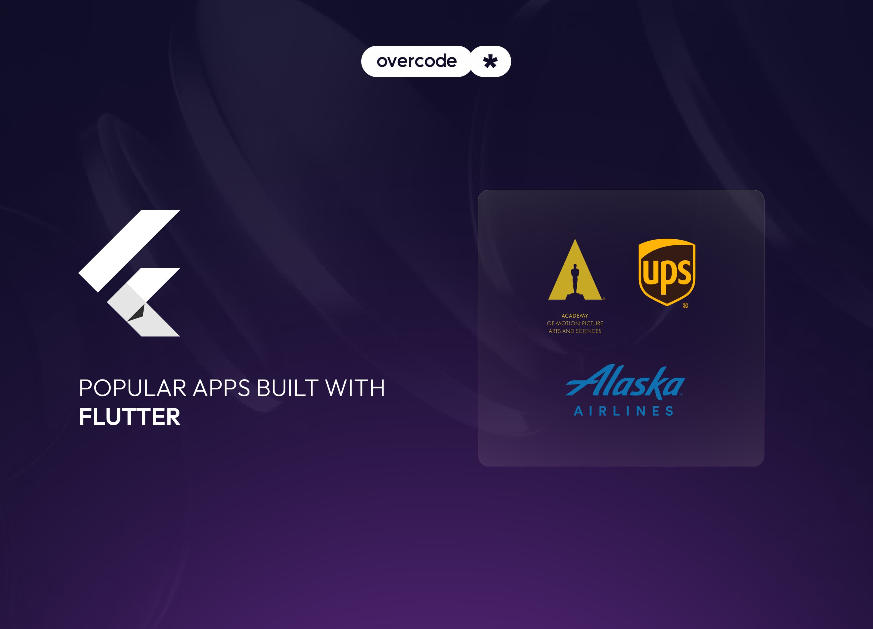 Popular apps built with Flutter